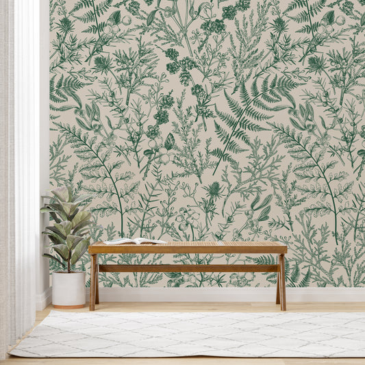 Verdant Elegance Wallpaper