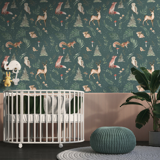 Woodland Whispers Wallpaper