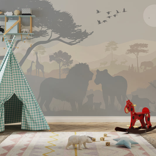 Safari Sunset Wallpaper