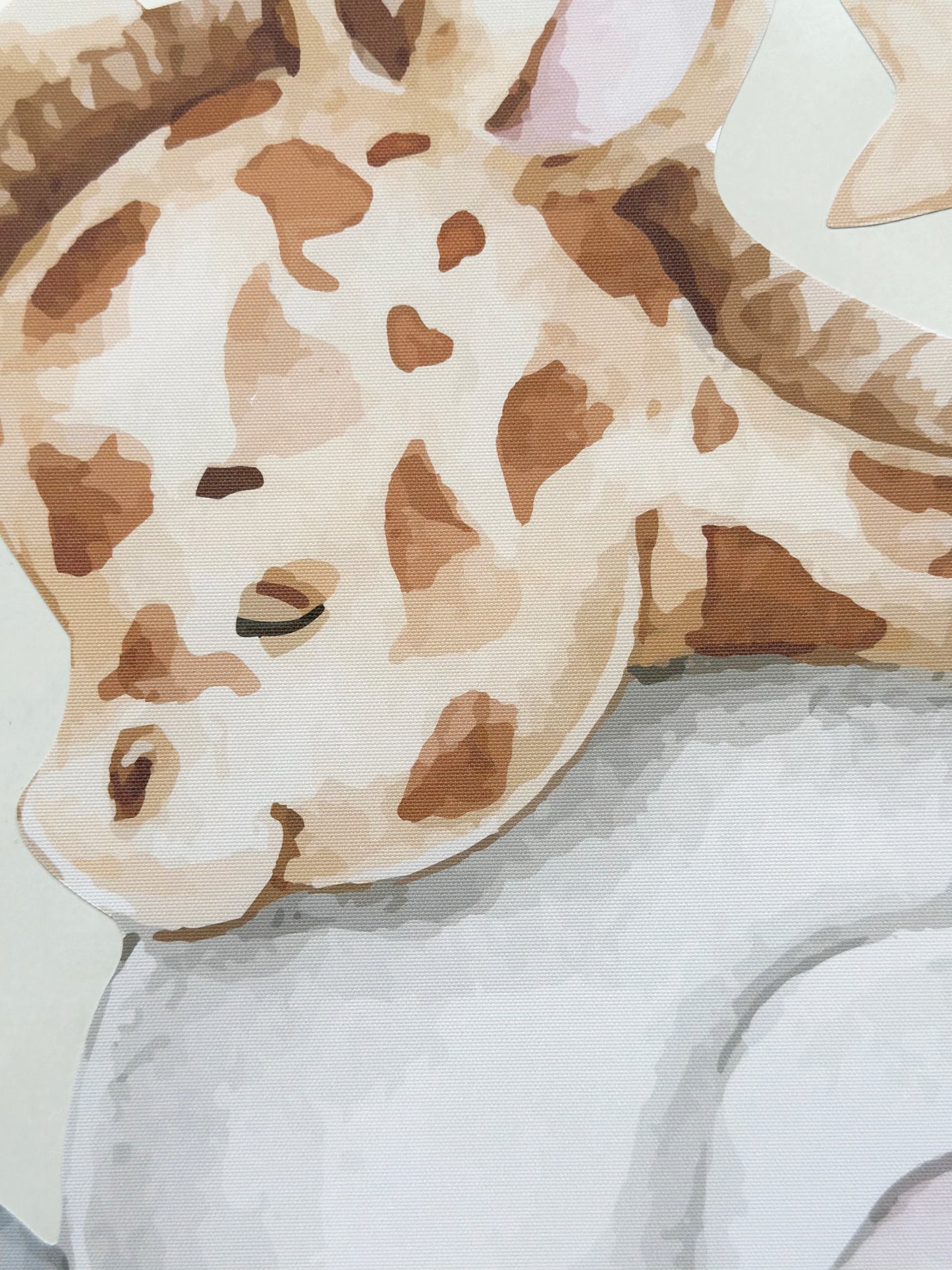 Elephant & Giraffe on the Moon