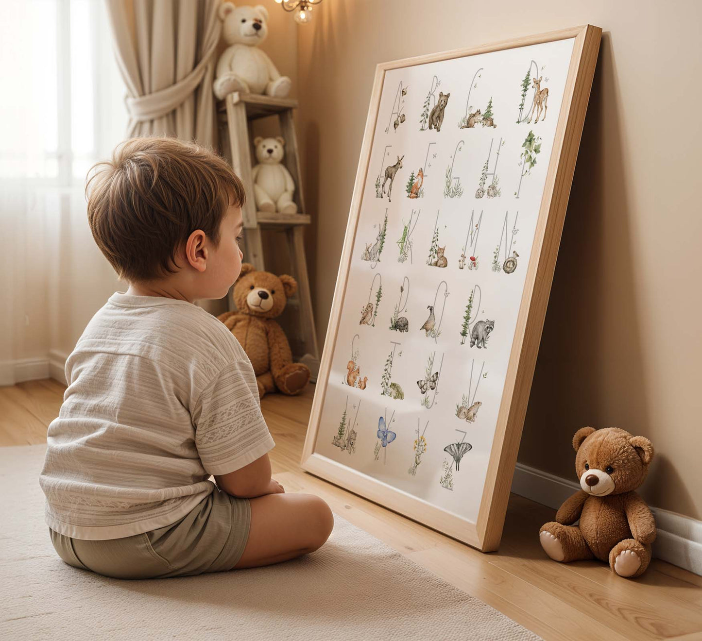 Nature Alphabet Poster