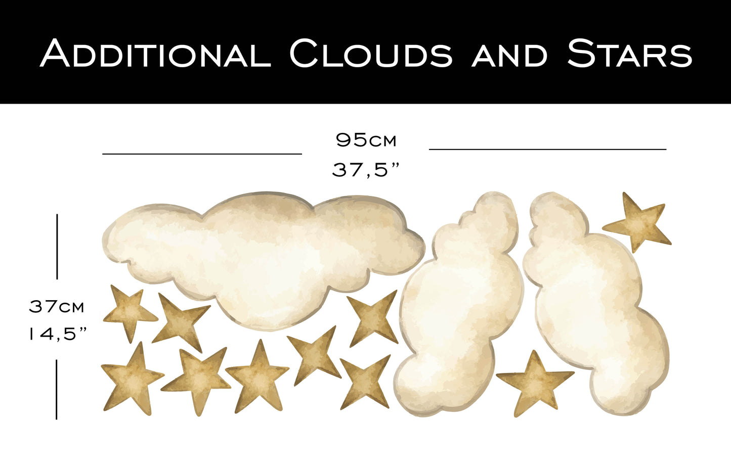 Cute Dragons additional clouds and stars