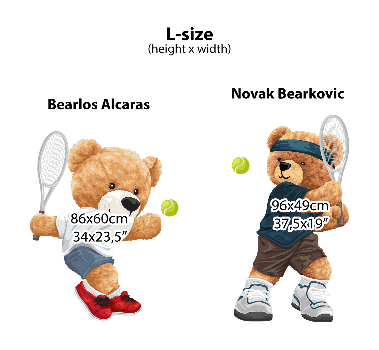 Teddy Bears Tennis Players