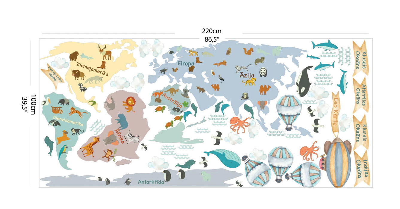 Personalised World Map