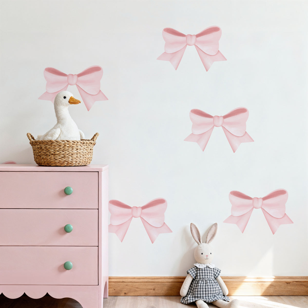 Soft Pink Bows