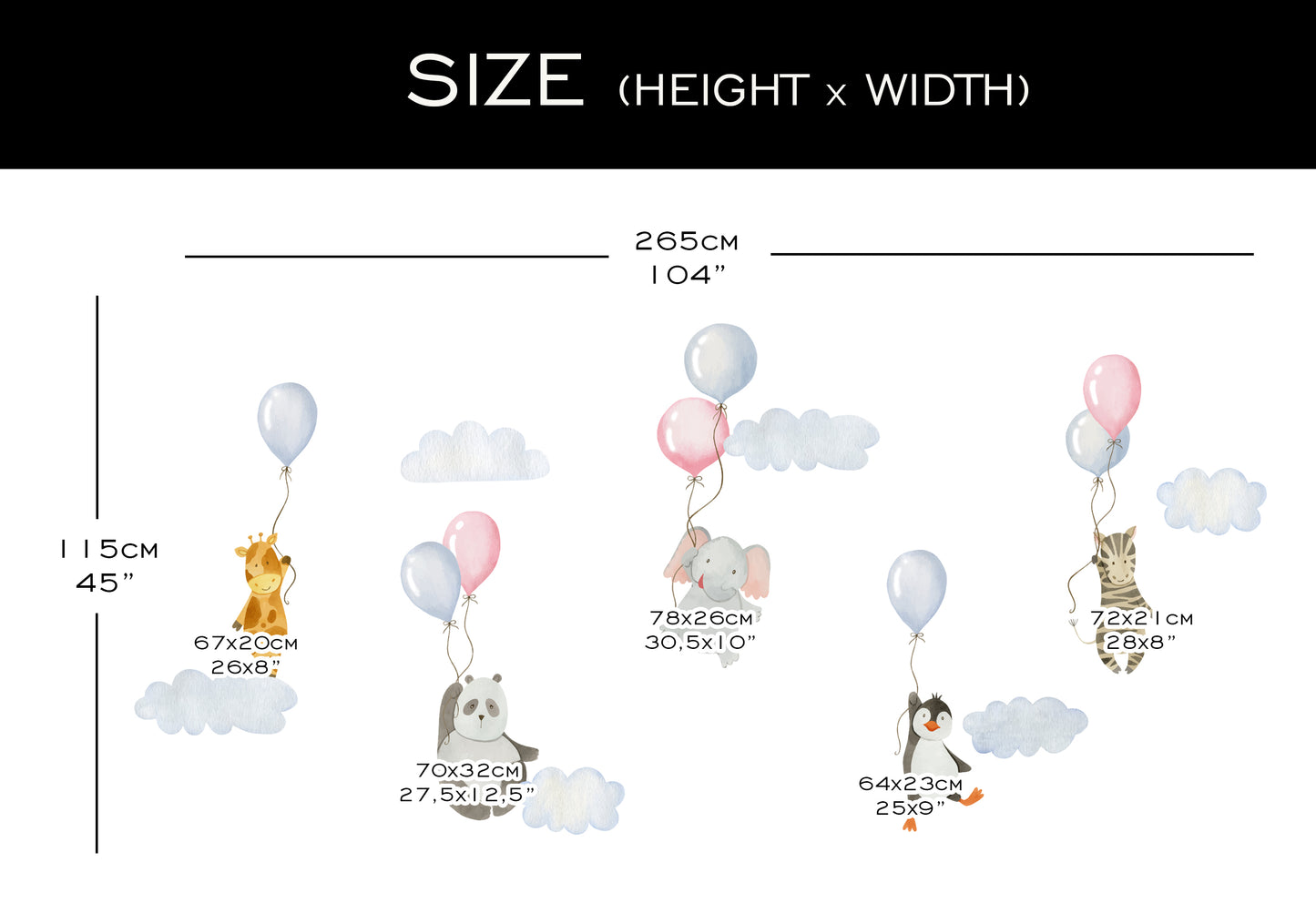 Exotic Animals on Balloons