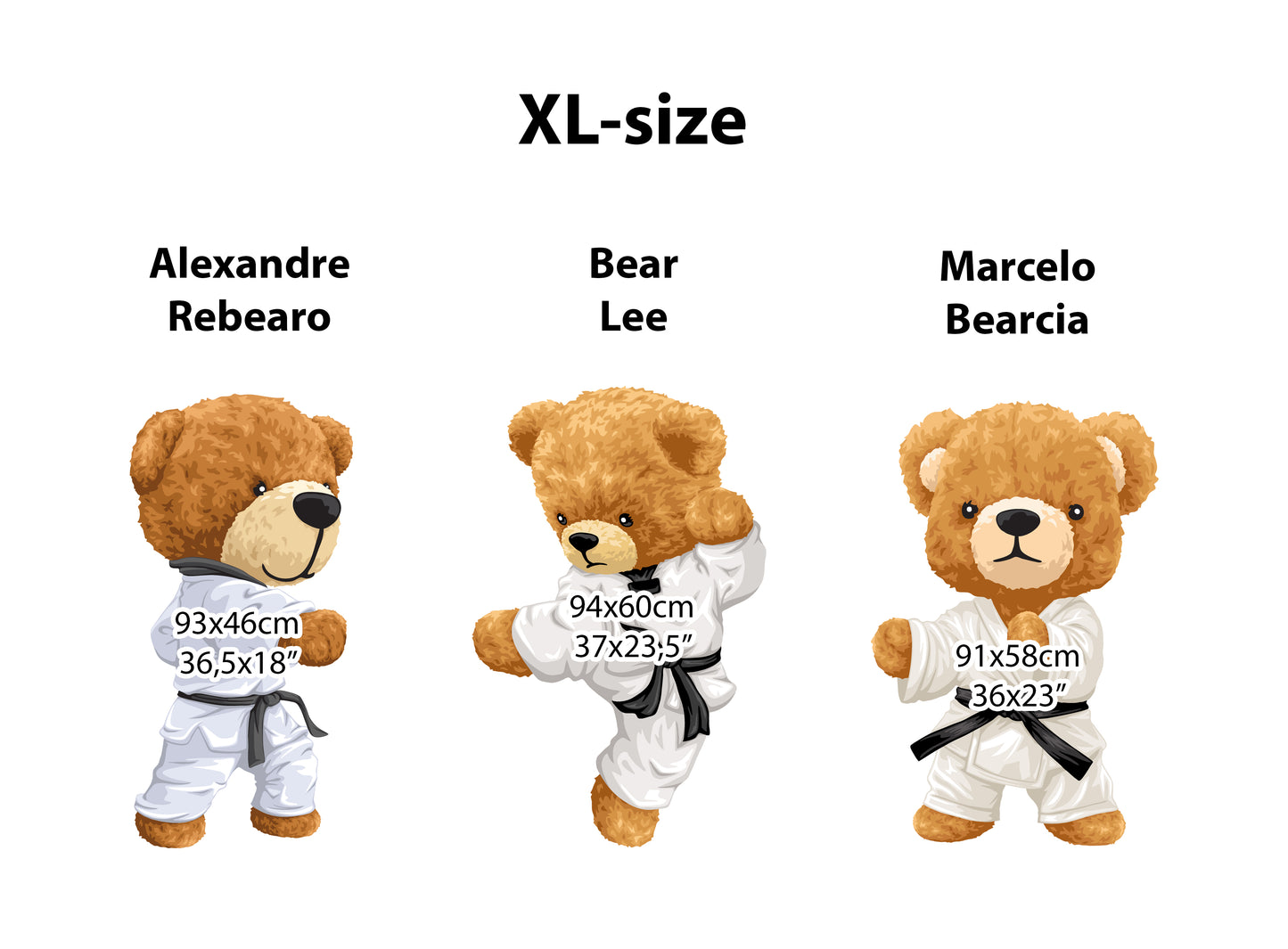 Martial Arts Teddybären