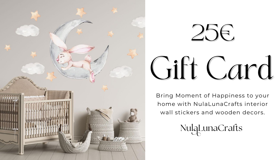 Tarjeta regalo NulaLunaCrafts