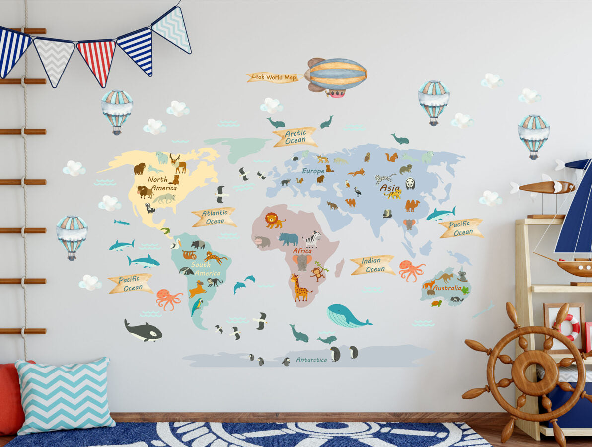 Personalised World Map