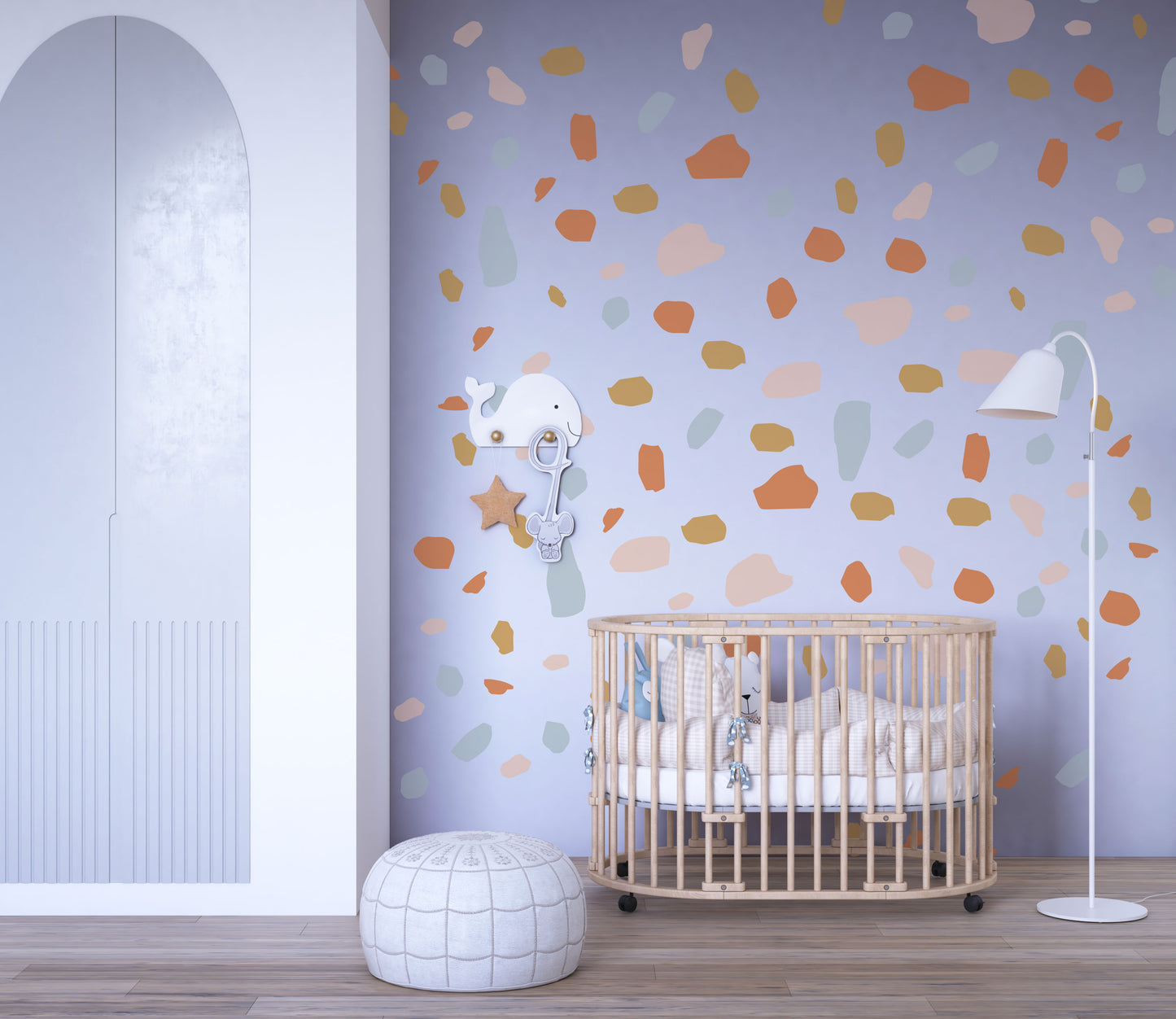 Kleurrijke vormen - Terrazzo