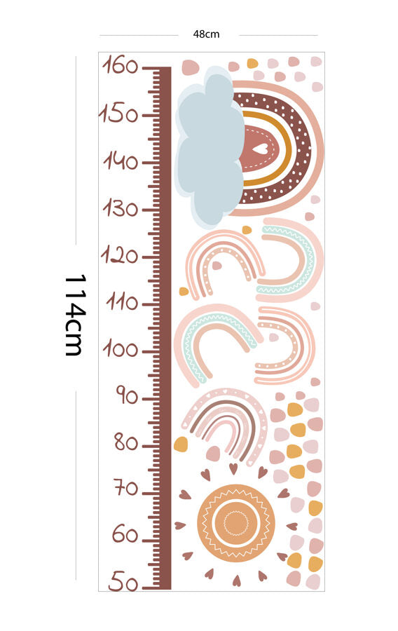 Girl's Custom Height Chart