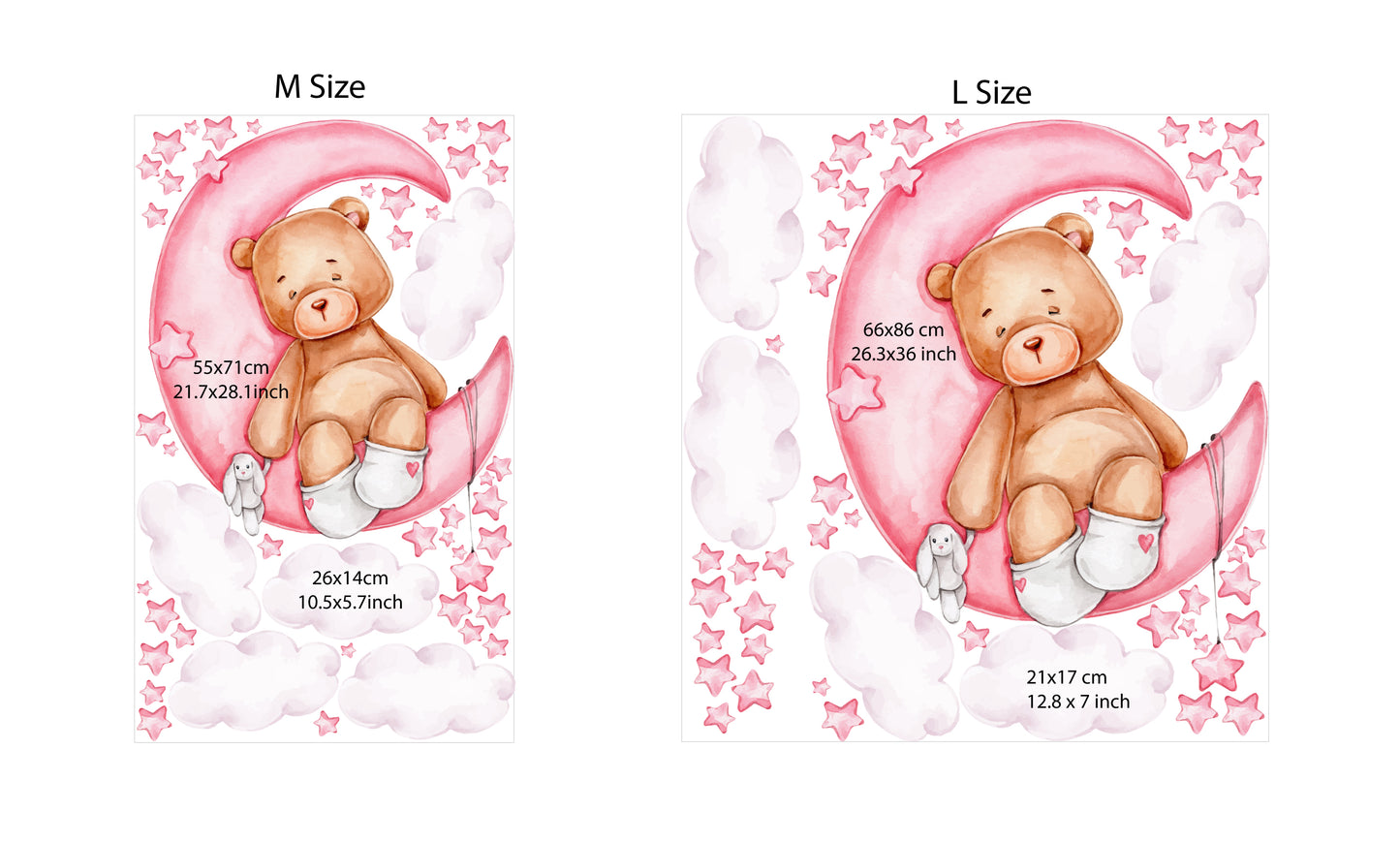 Teddy Bear on the Pink Moon