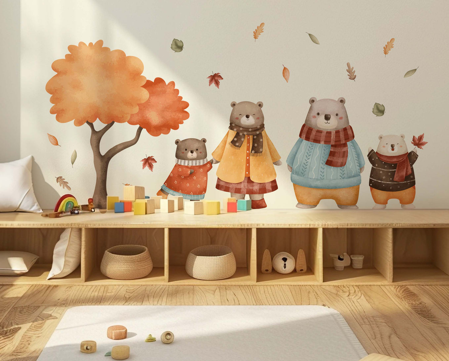 Orsi al chiaro di luna