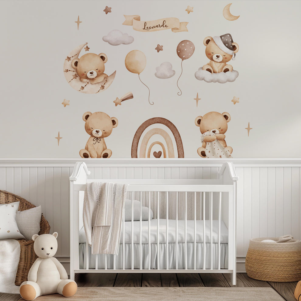 Sleeping Bears Wall Decals | NulaLunaCrafts