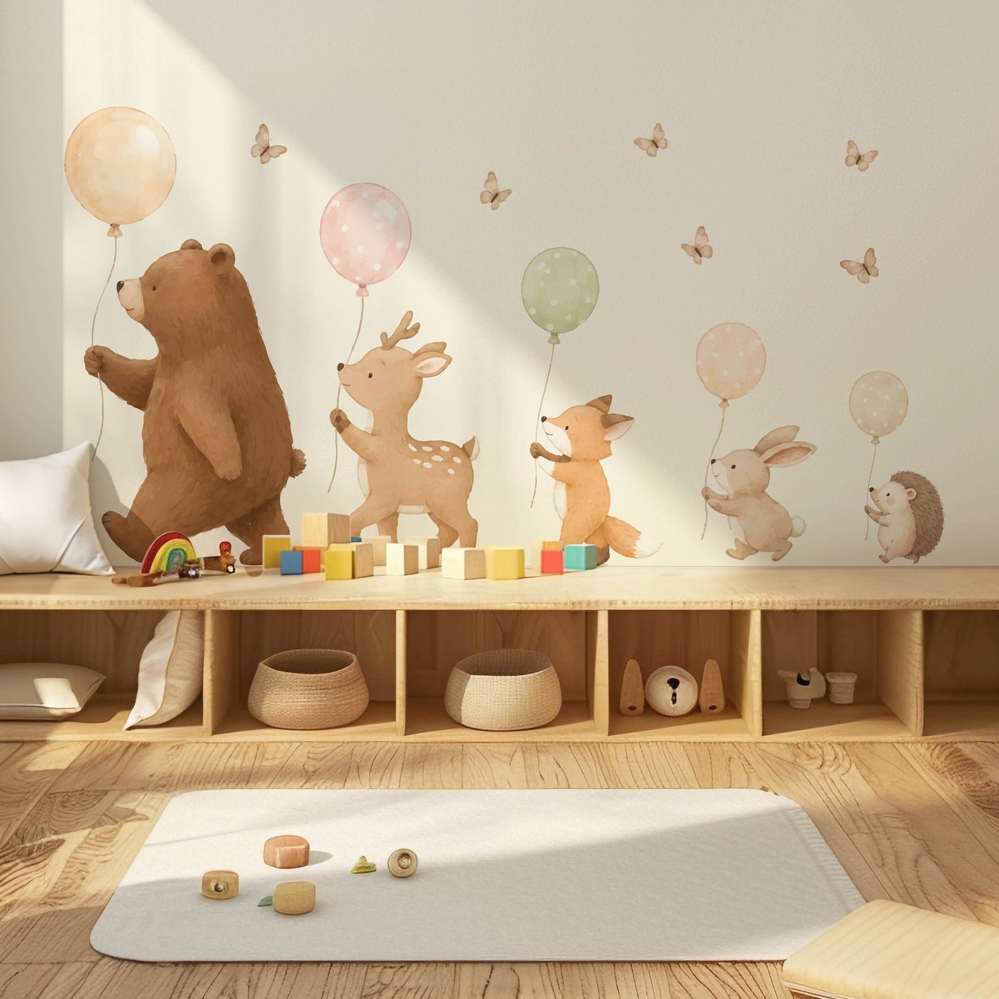 Walking Animals Wall Decals