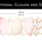 Teddy Bears on Pink Parachutes Wall Decals