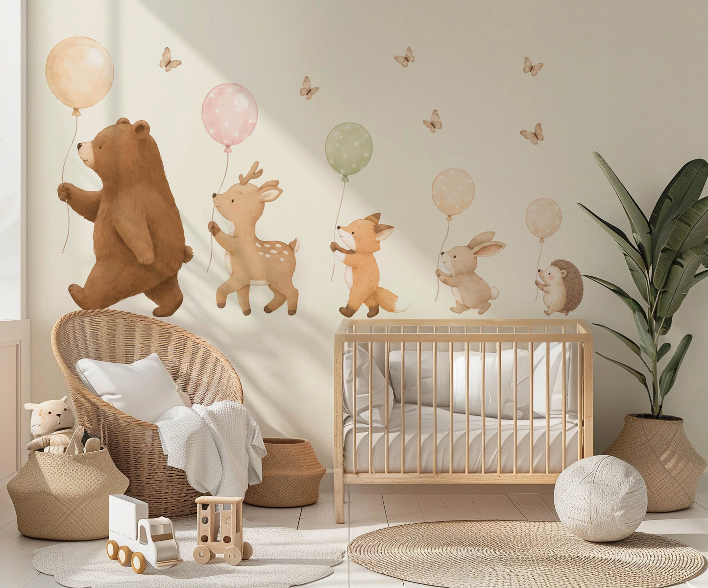 Walking Animals Wall Decals