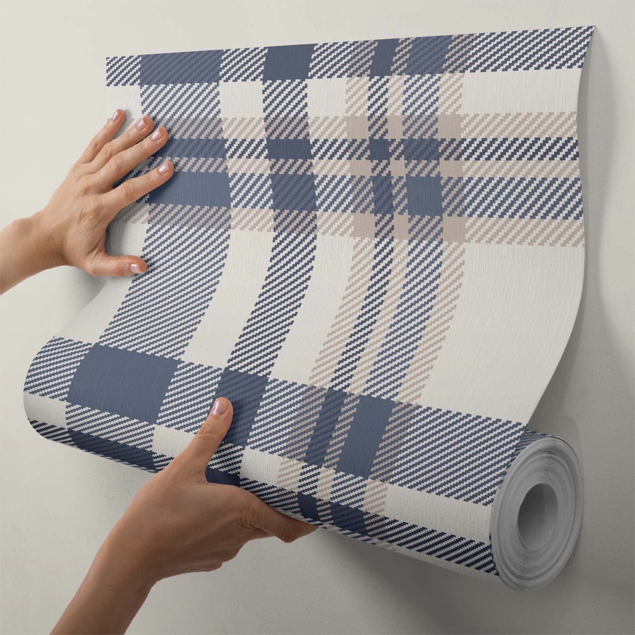 Dark Blue Tartan