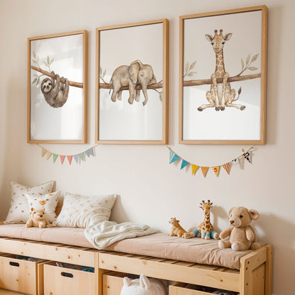 Animals on Branch