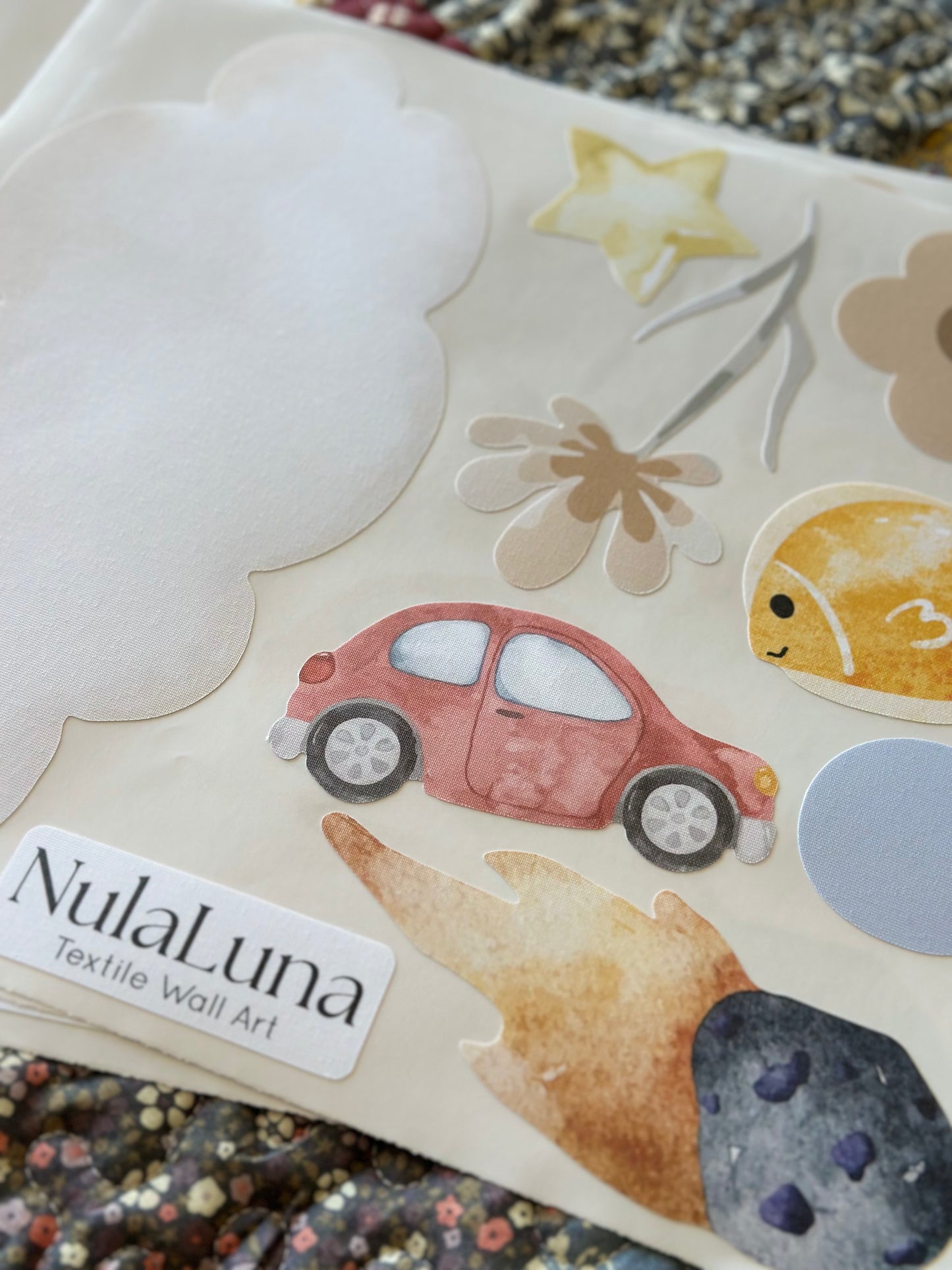 Textiler Sticker – Muster