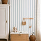 Powder Blue Pinstripes