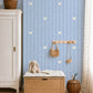Righe blu irregolari