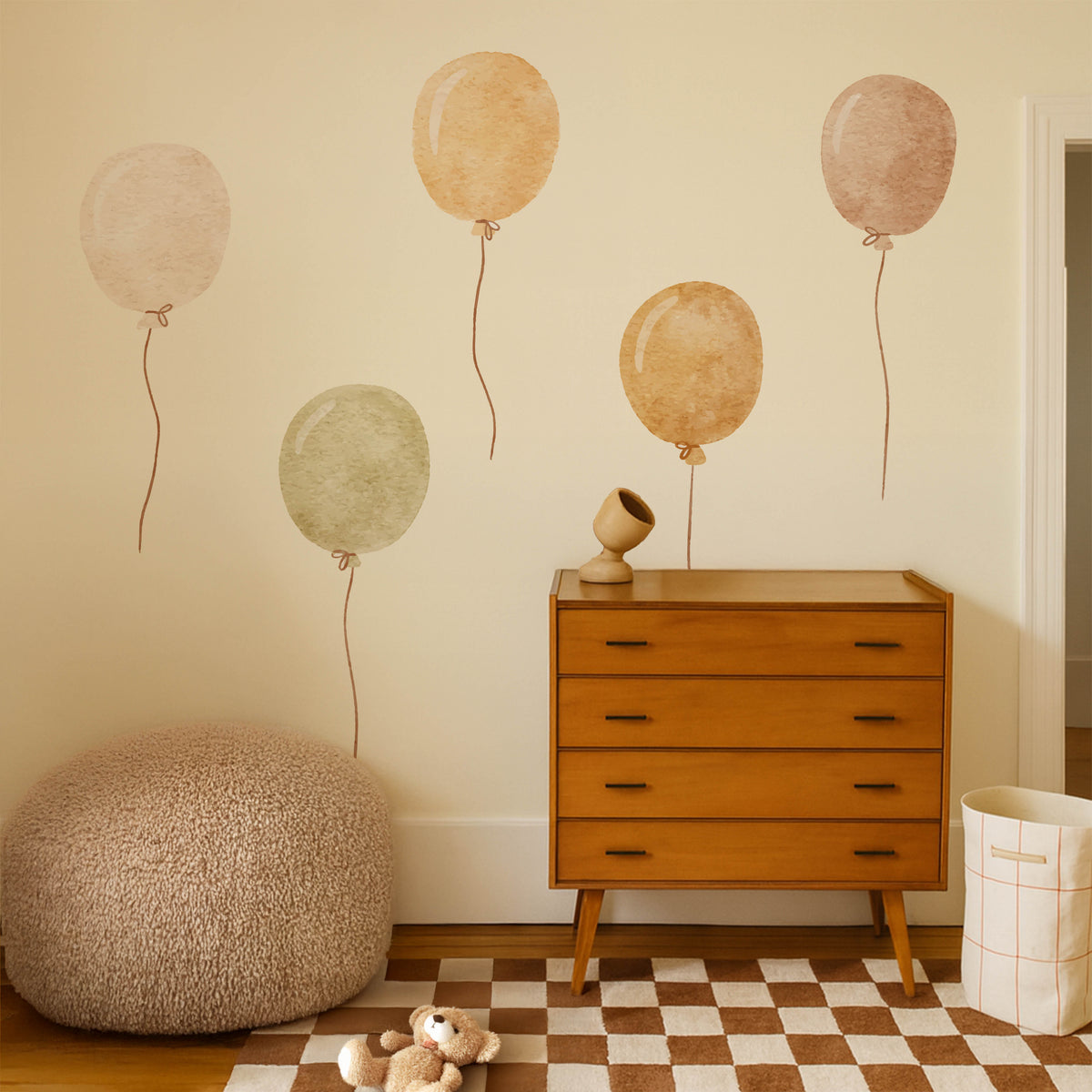Pastel Balloons Wall Decals