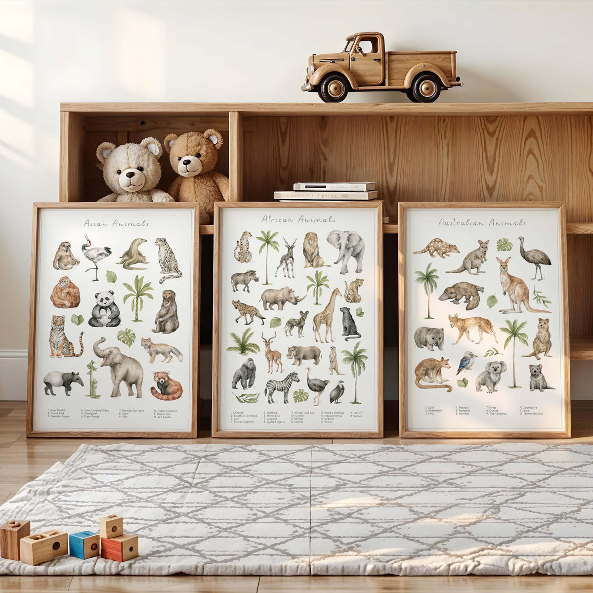 Animal Groups Collection Poster | NulaLunaCrafts