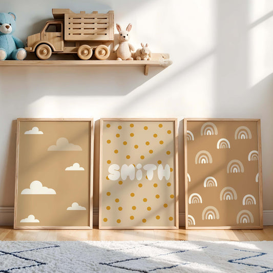 Poster a tema giungla con nome personalizzato