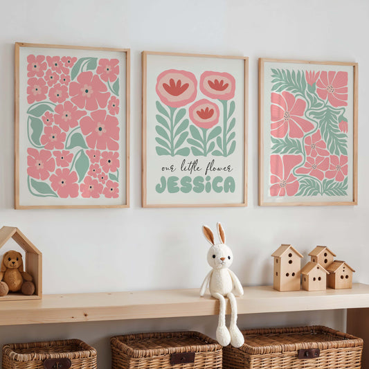 Poster a tema giungla con nome personalizzato