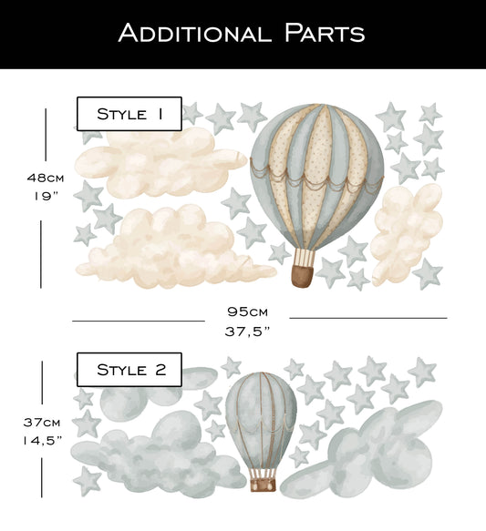 Boho Whales additional parts