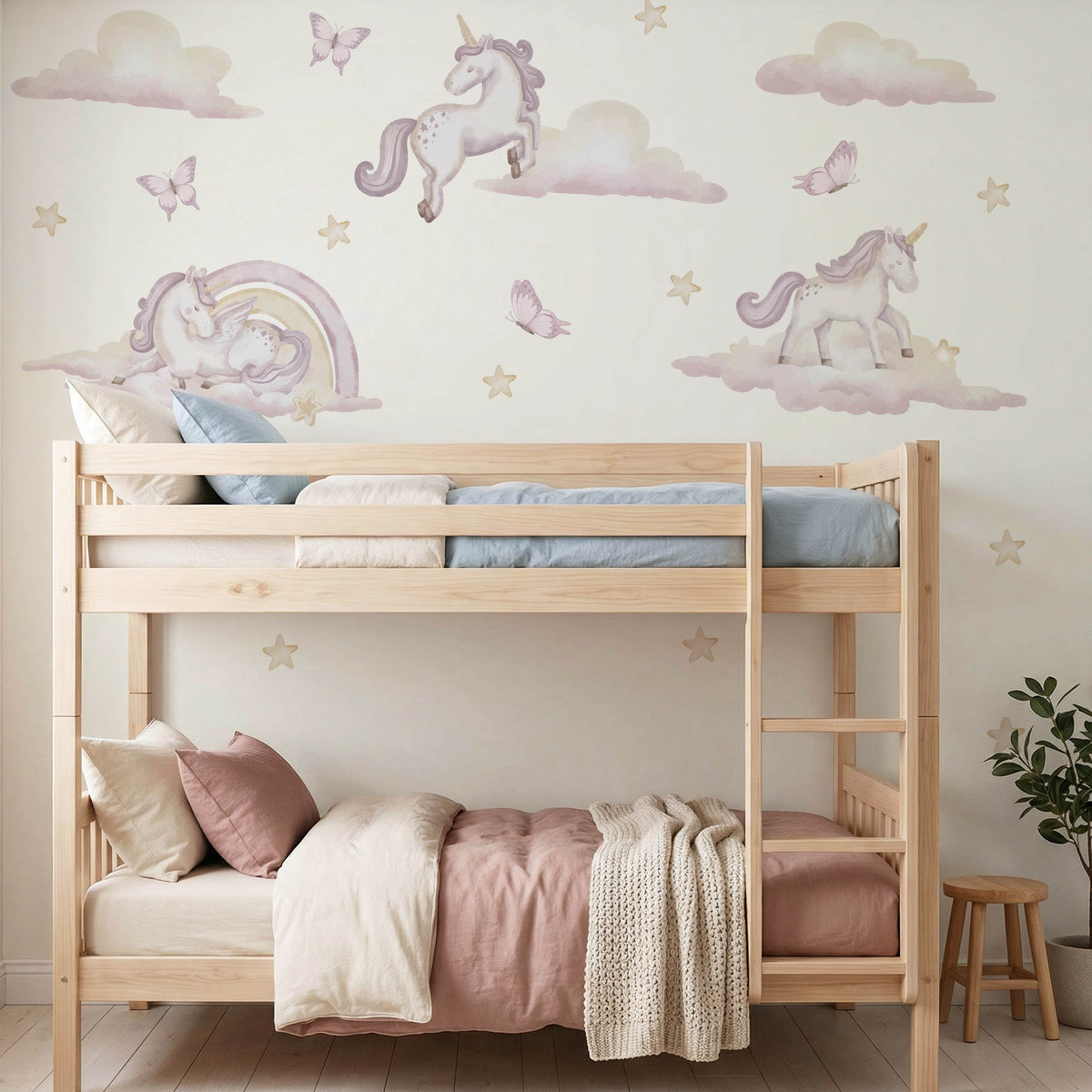 Unicornio morado