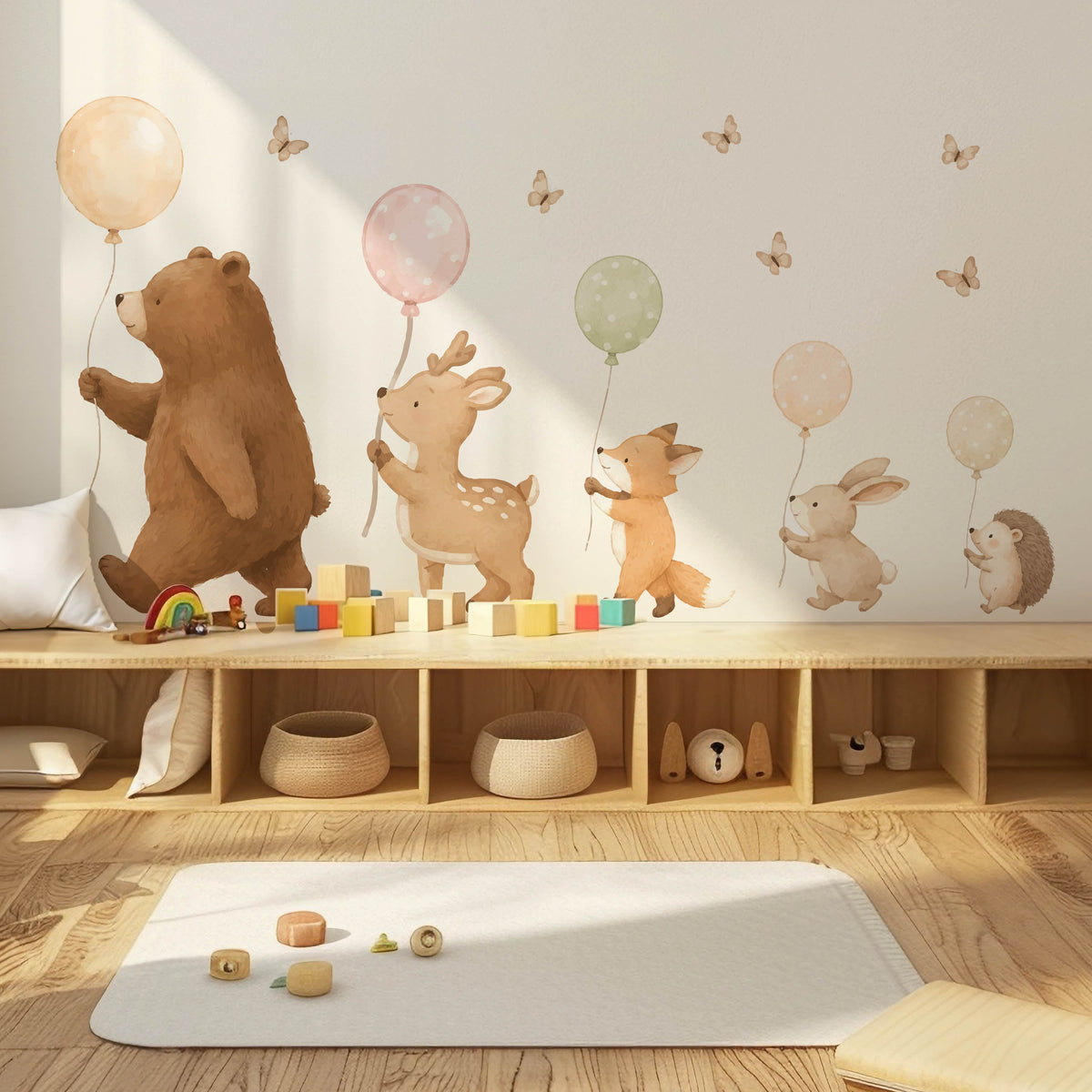 Walking Animals Wall Decals