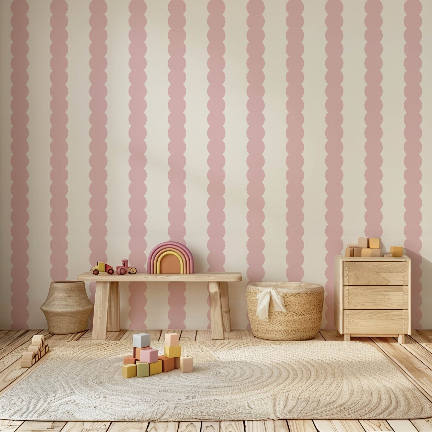 Pink Circle Lines