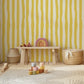 Rayures bleues fantaisistes — Papier peint pour chambre d'enfant