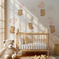 Capybaras on Balloons Wall Decals