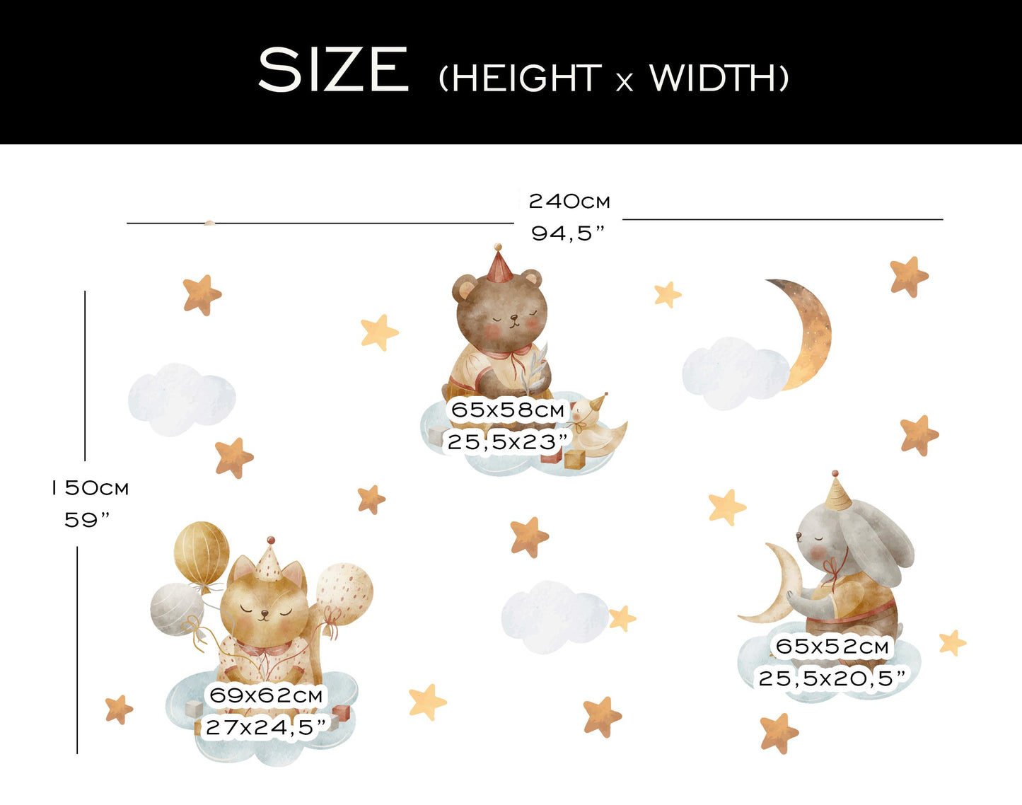 Orsi al chiaro di luna