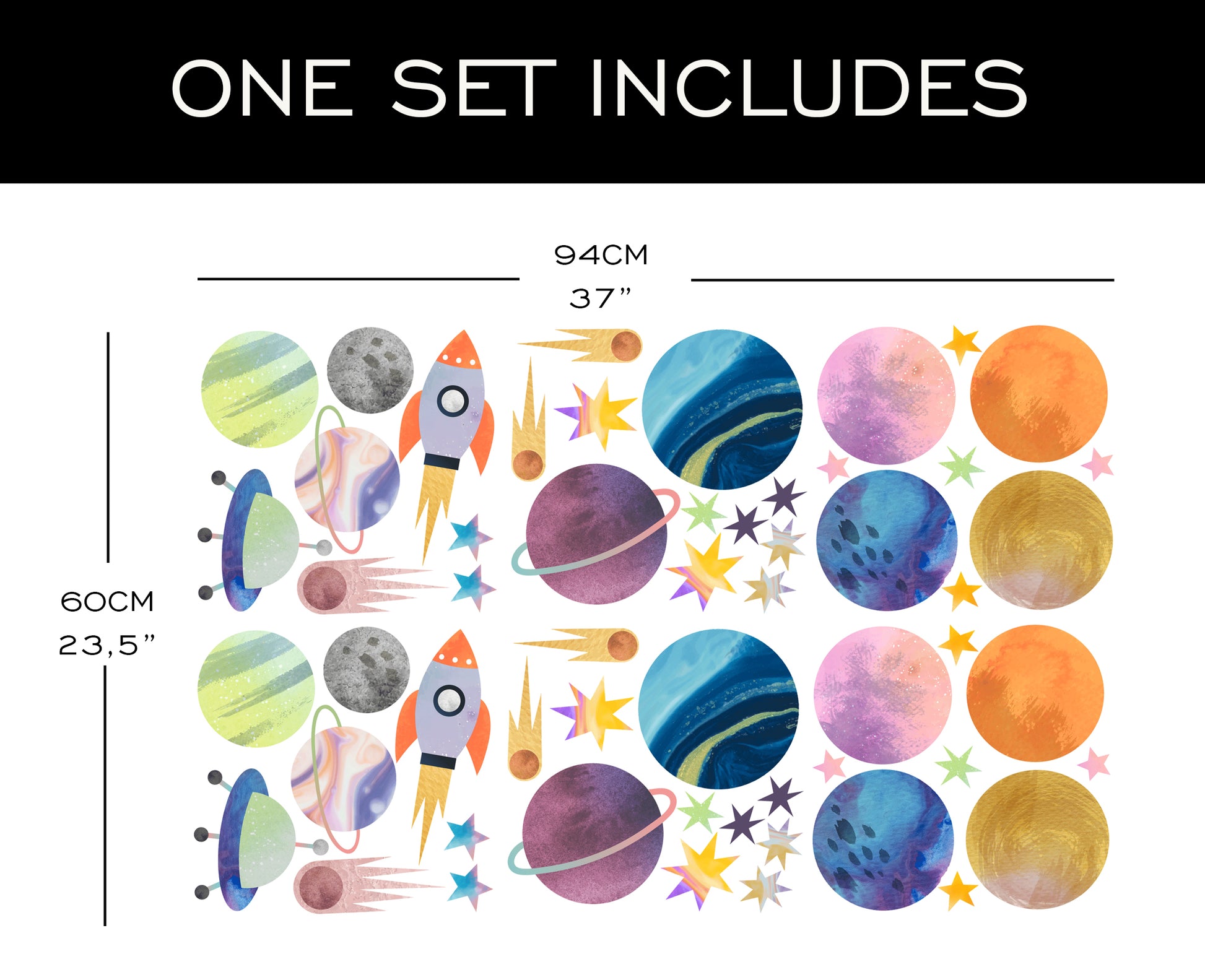 Little Space Wall Decals | NulaLunaCrafts