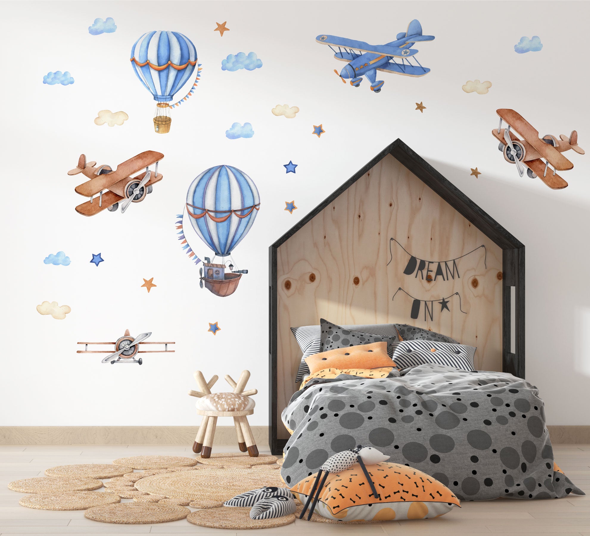 Airplane wall stickers deals